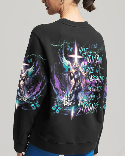 Half Woman Half Warrior Women's All Over Print Shirt - Tlnt2011233, easychoo.com