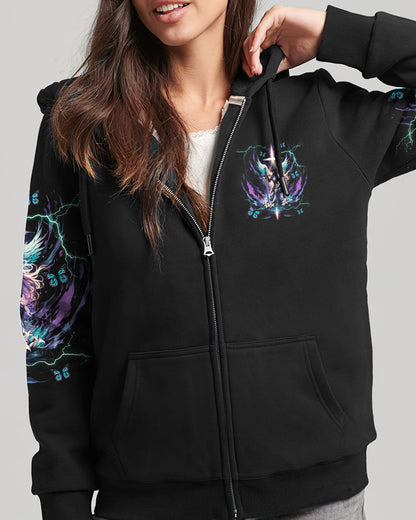 Half Woman Half Warrior Women's All Over Print Shirt - Tlnt2011233, easychoo.com