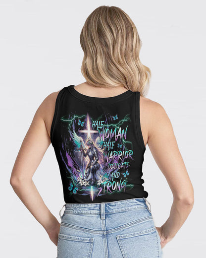 Half Woman Half Warrior Women's All Over Print Shirt - Tlnt2011233, easychoo.com