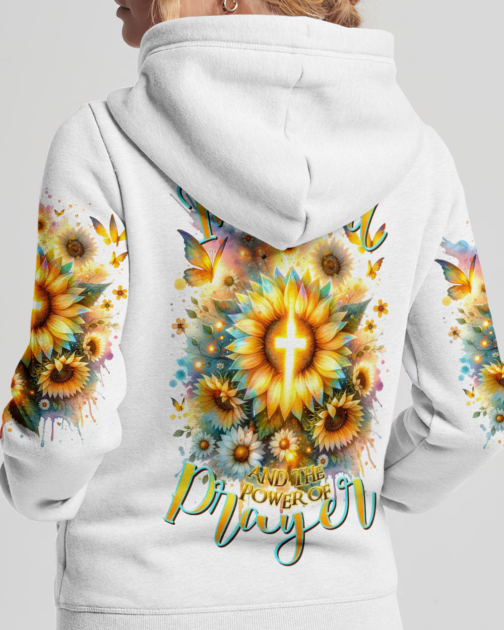 I Believe In God Sunflower Women's All Over Print Shirt - Tltr1212232, easychoo.com