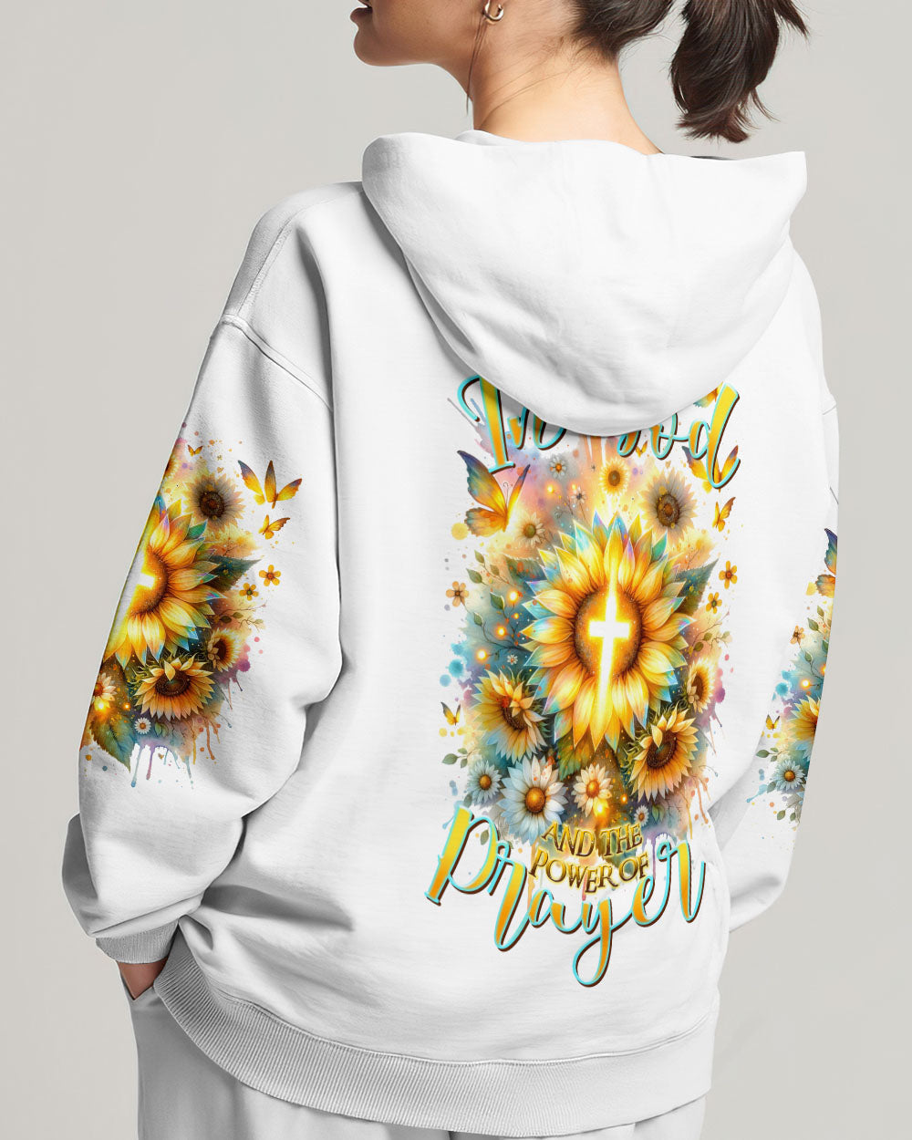 I Believe In God Sunflower Women's All Over Print Shirt - Tltr1212232, easychoo.com