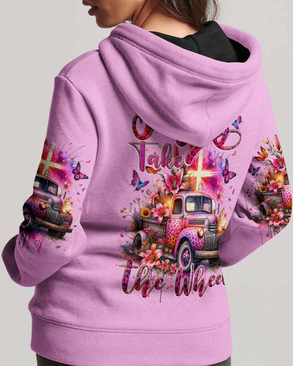 Jesus Take The Wheel Women's All Over Print Shirt - Tytd2411231, easychoo.com