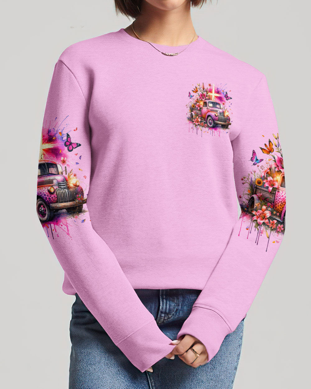 Jesus Take The Wheel Women's All Over Print Shirt - Tytd2411231, easychoo.com