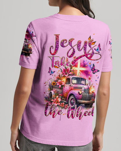 Jesus Take The Wheel Women's All Over Print Shirt - Tytd2411231, easychoo.com
