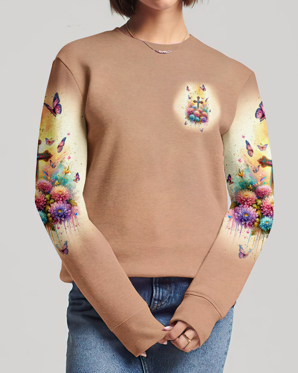 Just A Girl Who Loves Jesus Women's All Over Print Shirt - Tlnt1011234, easychoo.com