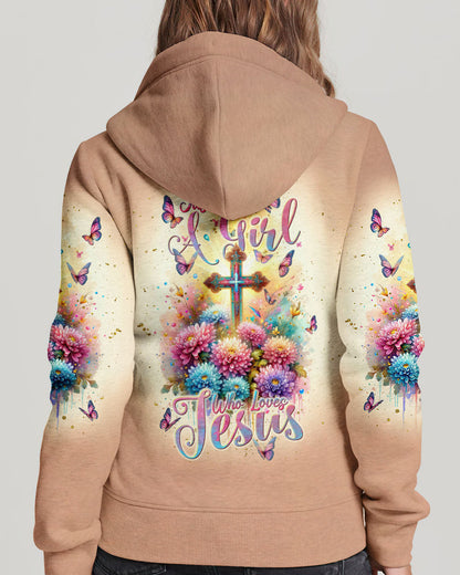 Just A Girl Who Loves Jesus Women's All Over Print Shirt - Tlnt1011234, easychoo.com