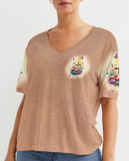 Just A Girl Who Loves Jesus Women's All Over Print Shirt - Tlnt1011234, easychoo.com