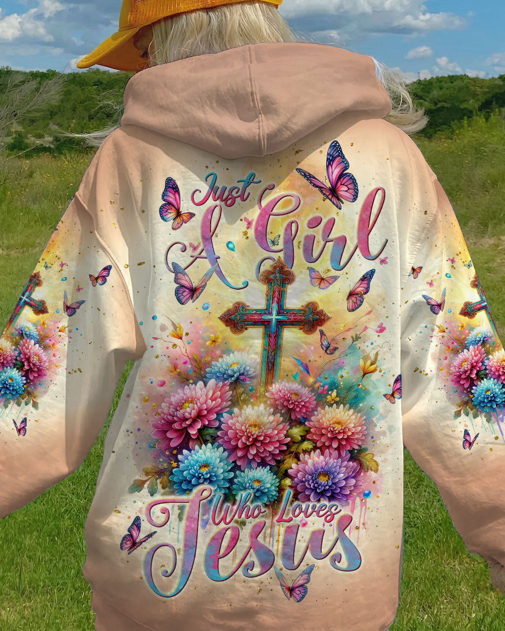 Just A Girl Who Loves Jesus Women's All Over Print Shirt - Tlnt1011234, easychoo.com