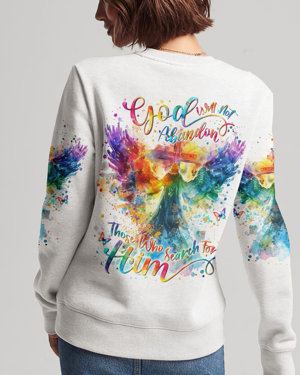 God Will Not Abandon Those Who Search For Him Women's All Over Print Shirt - Yhln1403244, easychoo.com