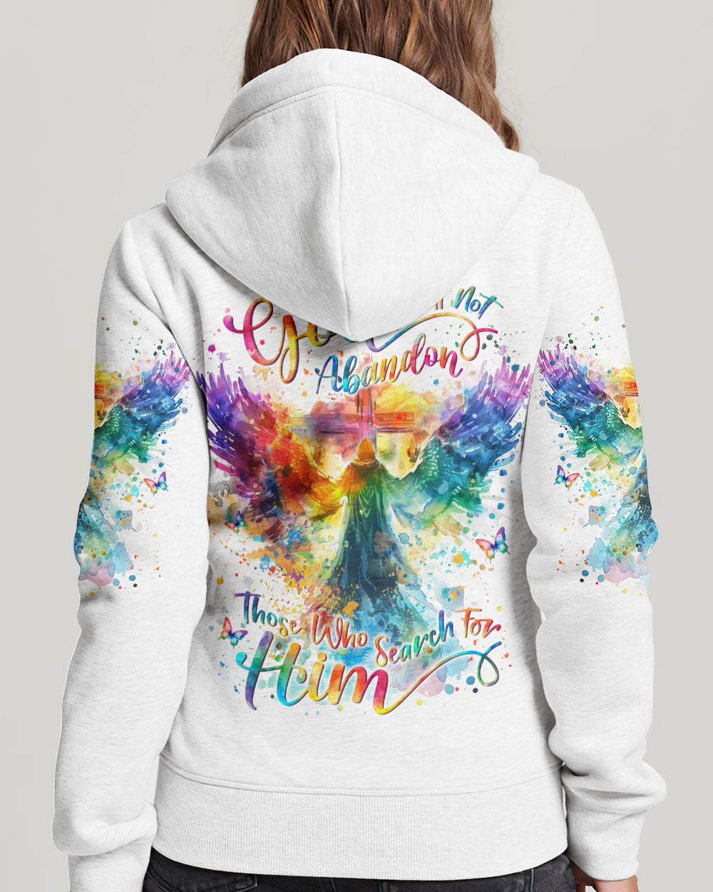 God Will Not Abandon Those Who Search For Him Women's All Over Print Shirt - Yhln1403244, easychoo.com