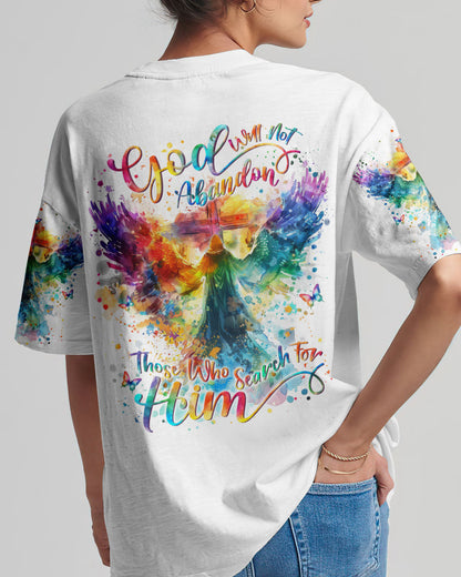 God Will Not Abandon Those Who Search For Him Women's All Over Print Shirt - Yhln1403244, easychoo.com