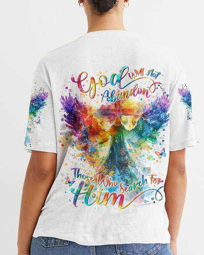 God Will Not Abandon Those Who Search For Him Women's All Over Print Shirt - Yhln1403244, easychoo.com