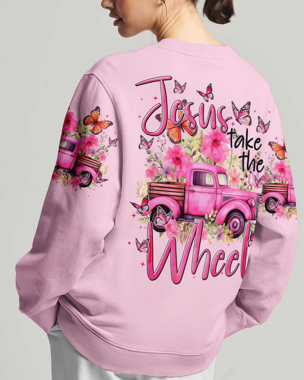 Jesus Take The Wheel Women's All Over Print Shirt - Tytm2912231, easychoo.com