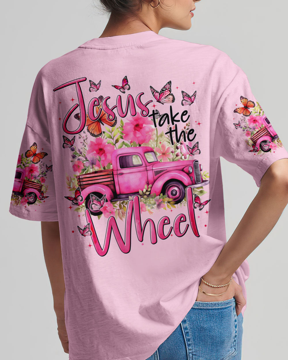 Jesus Take The Wheel Women's All Over Print Shirt - Tytm2912231, easychoo.com