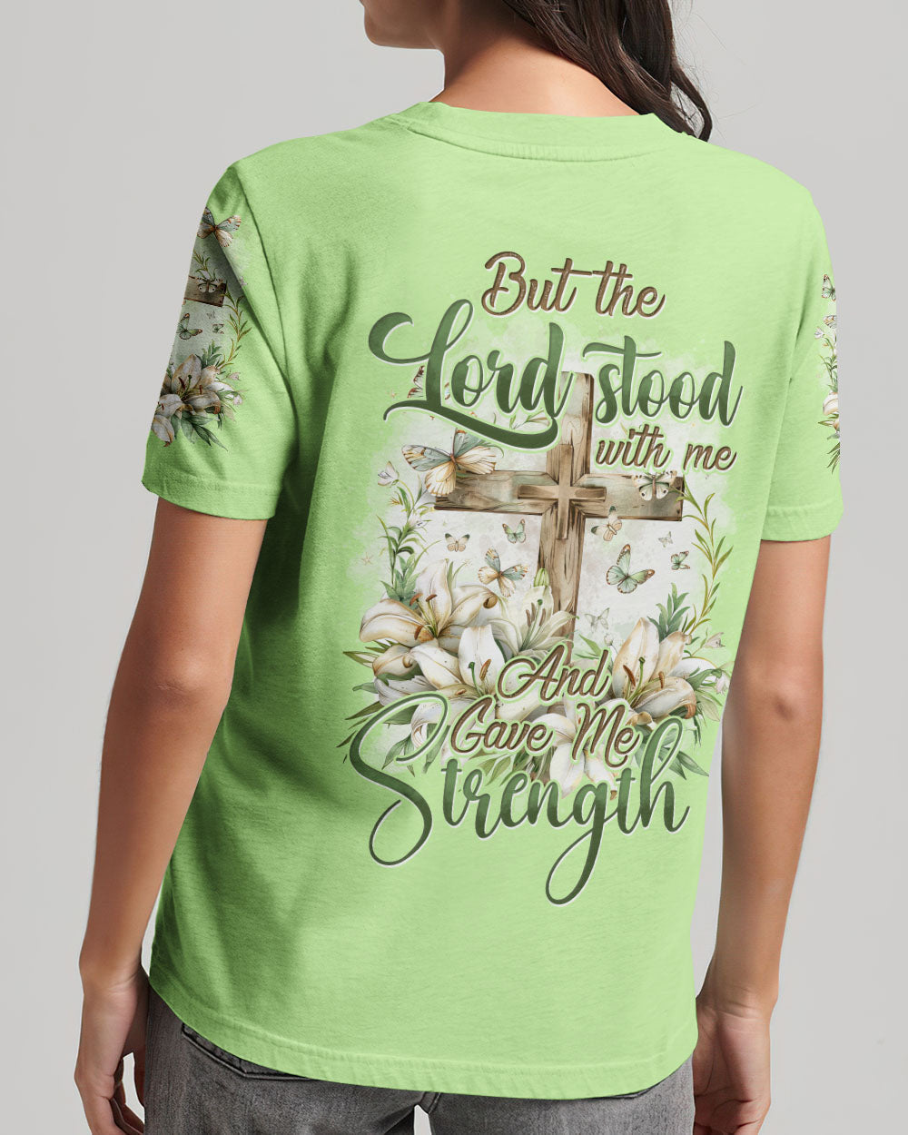 Lord Stood With Me Women's All Over Print Shirt - Tytd2303242, easychoo.com