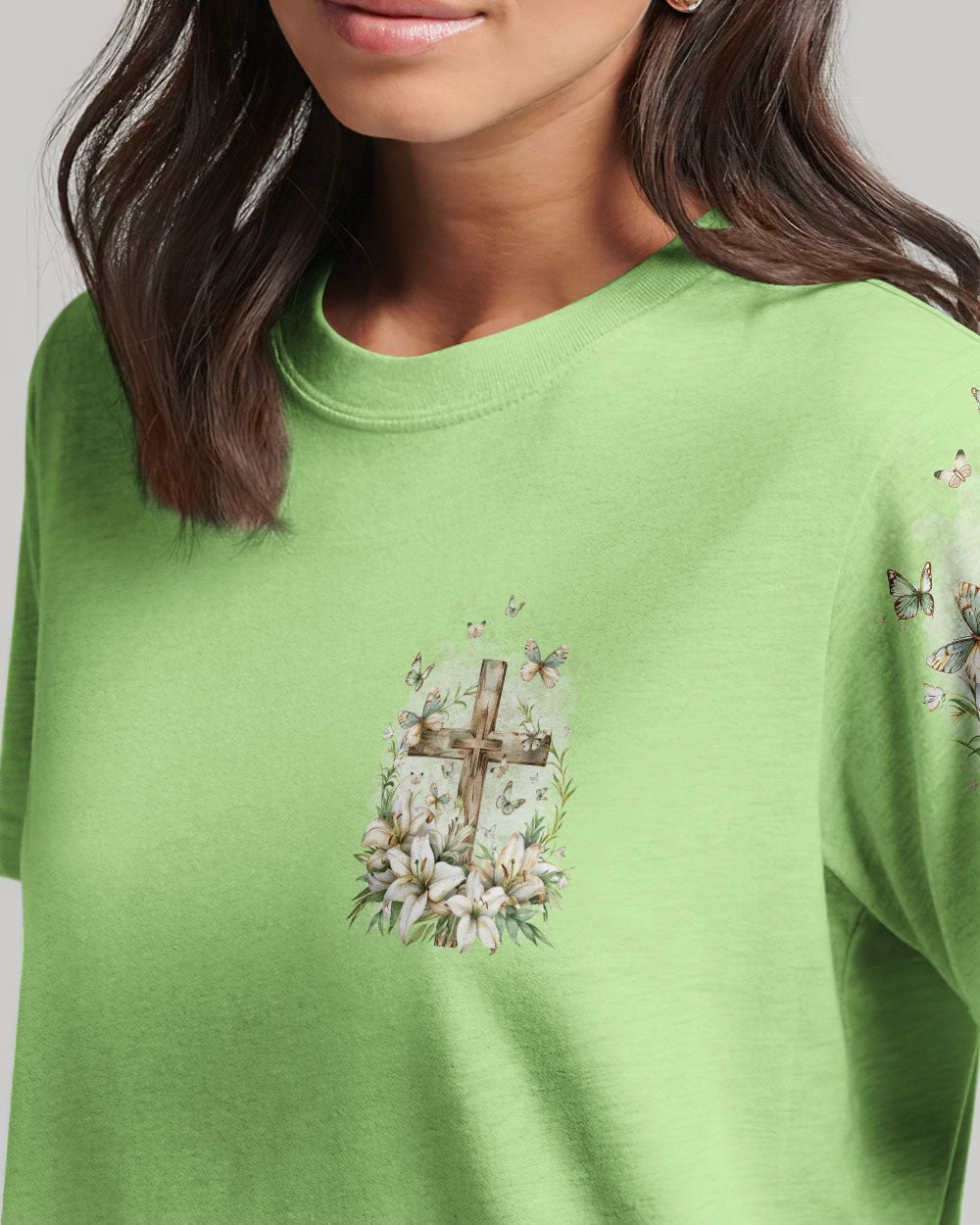 Lord Stood With Me Women's All Over Print Shirt - Tytd2303242, easychoo.com