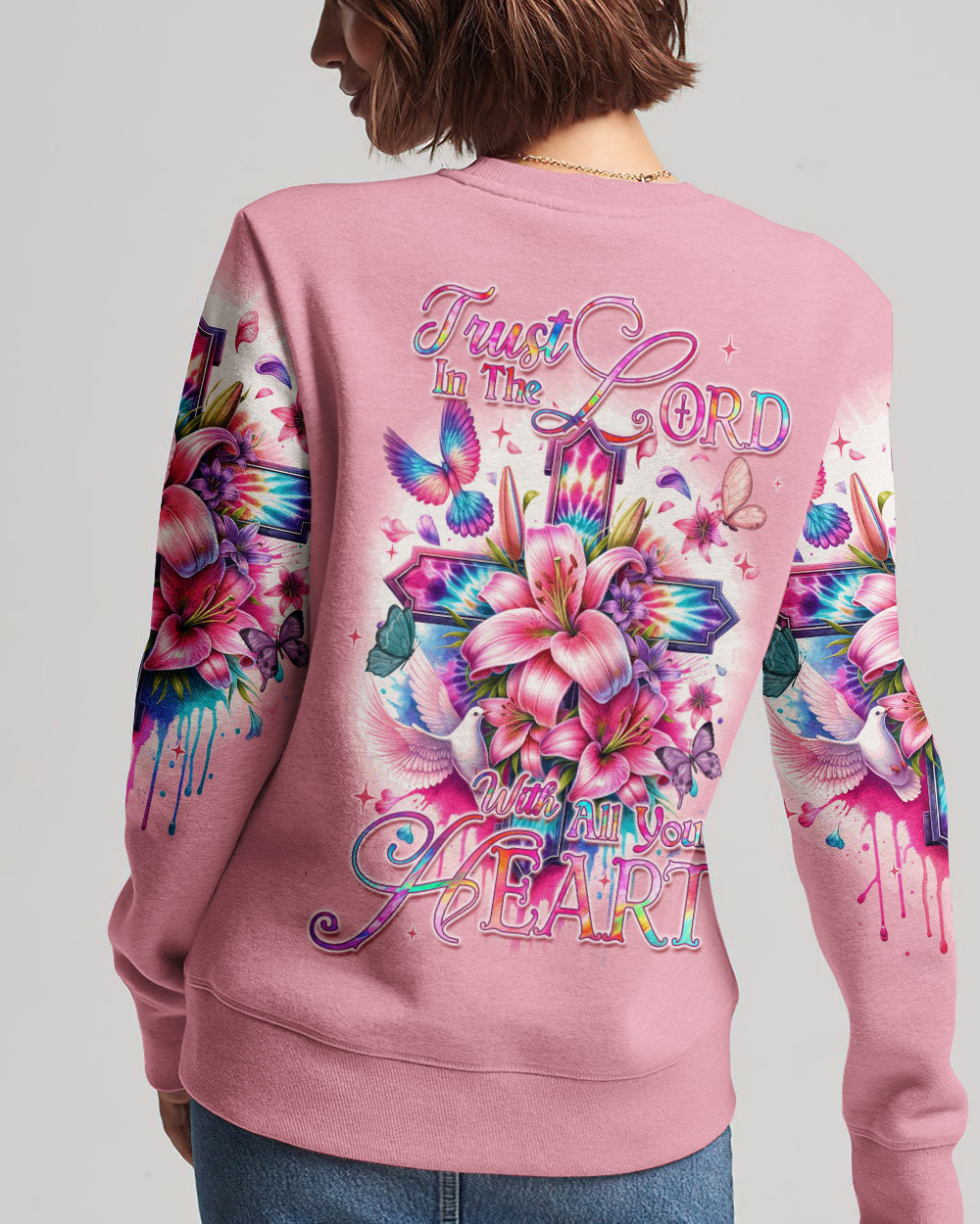 Trust In The Lord Women's All Over Print Shirt - Tyqy1811232, easychoo.com