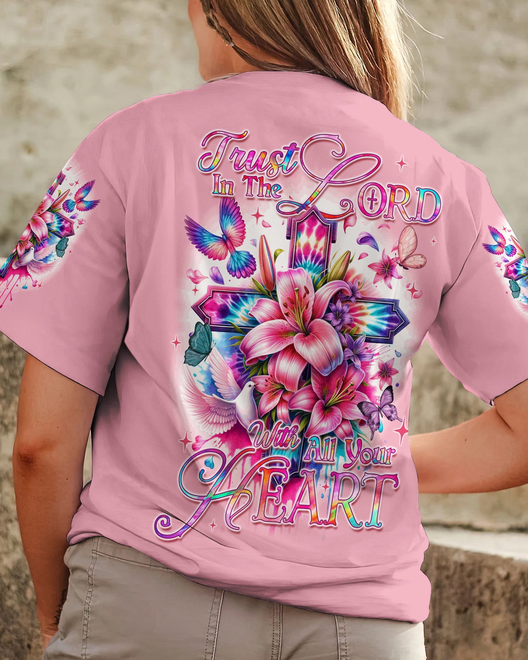 Trust In The Lord Women's All Over Print Shirt - Tyqy1811232, easychoo.com