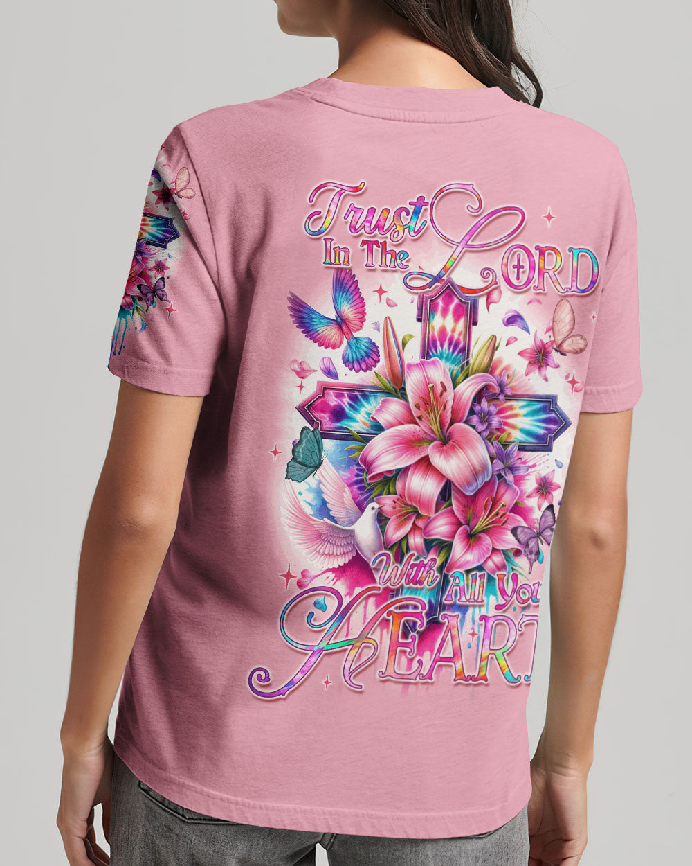 Trust In The Lord Women's All Over Print Shirt - Tyqy1811232, easychoo.com