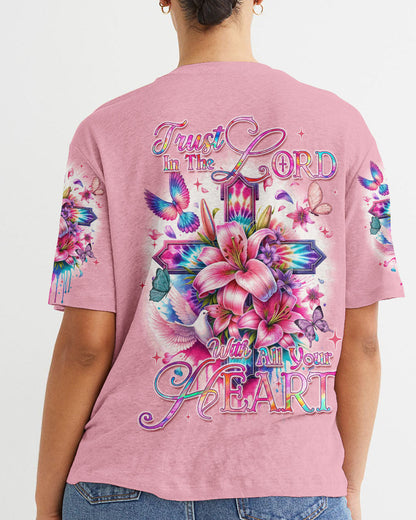 Trust In The Lord Women's All Over Print Shirt - Tyqy1811232, easychoo.com