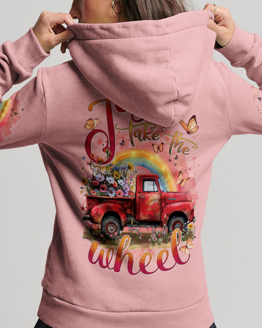 Jesus Take The Wheel Women's All Over Print Shirt - Tytd0203241, easychoo.com