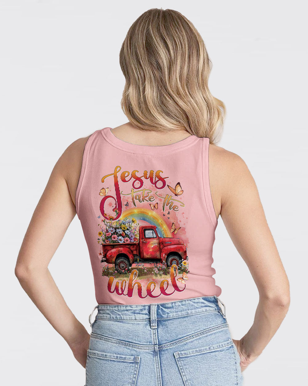 Jesus Take The Wheel Women's All Over Print Shirt - Tytd0203241, easychoo.com