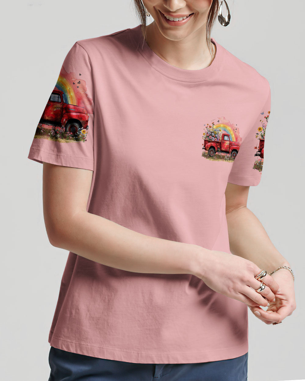 Jesus Take The Wheel Women's All Over Print Shirt - Tytd0203241, easychoo.com
