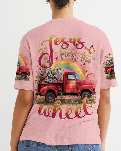 Jesus Take The Wheel Women's All Over Print Shirt - Tytd0203241, easychoo.com
