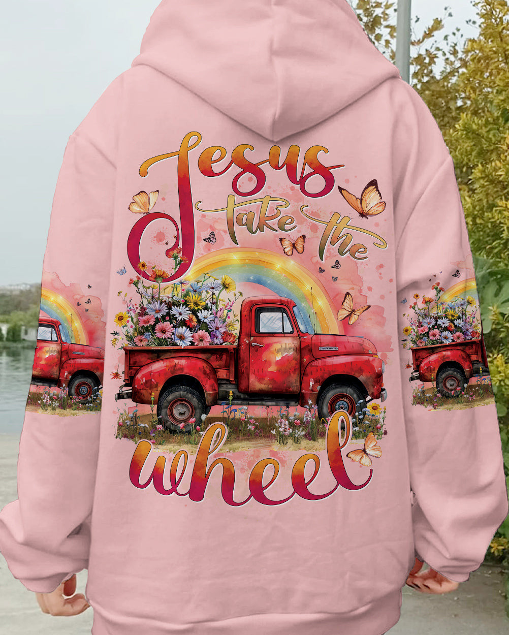Jesus Take The Wheel Women's All Over Print Shirt - Tytd0203241, easychoo.com