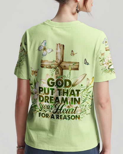 Dream In Your Heart Women's All Over Print Shirt - Ty2603244, easychoo.com