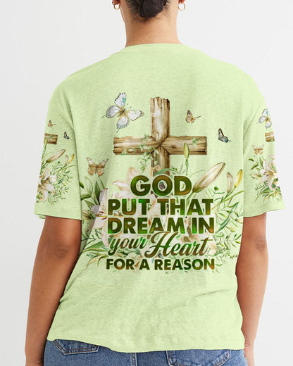 Dream In Your Heart Women's All Over Print Shirt - Ty2603244, easychoo.com