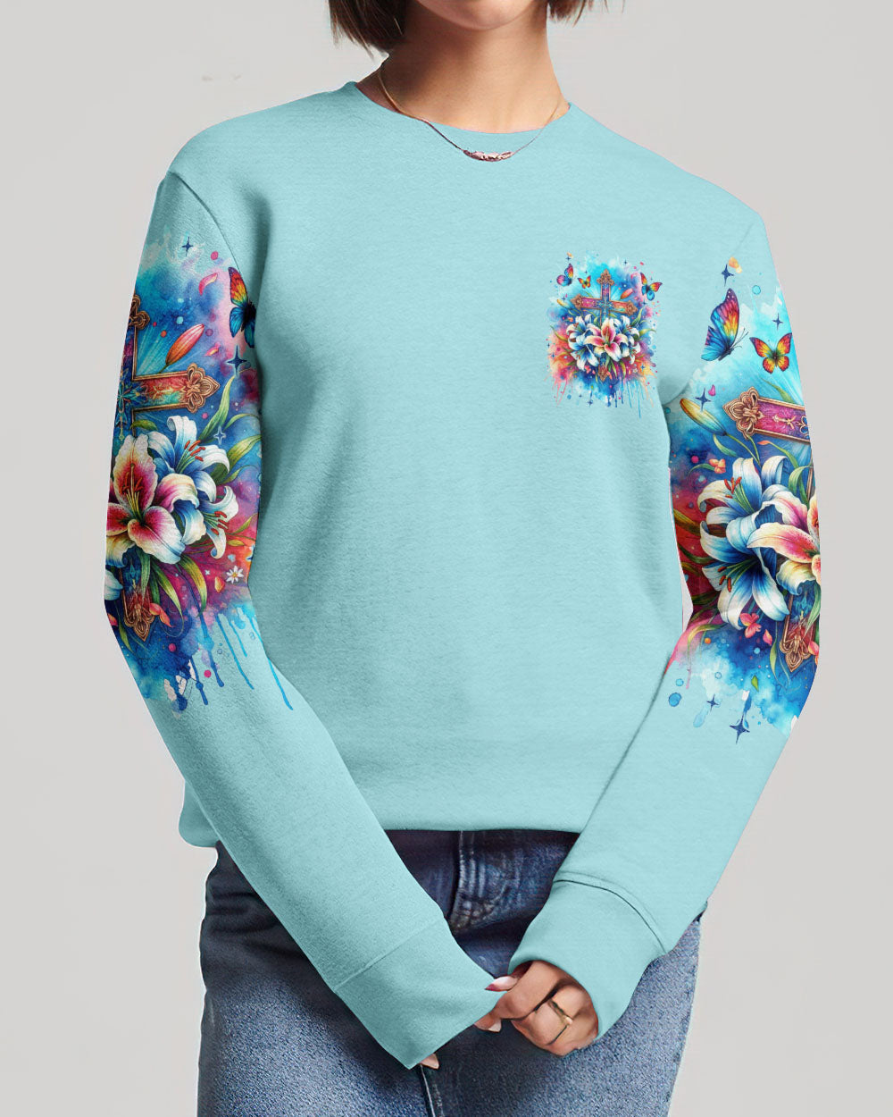 I Believe In God Women's All Over Print Shirt - Tyqy1611233, easychoo.com