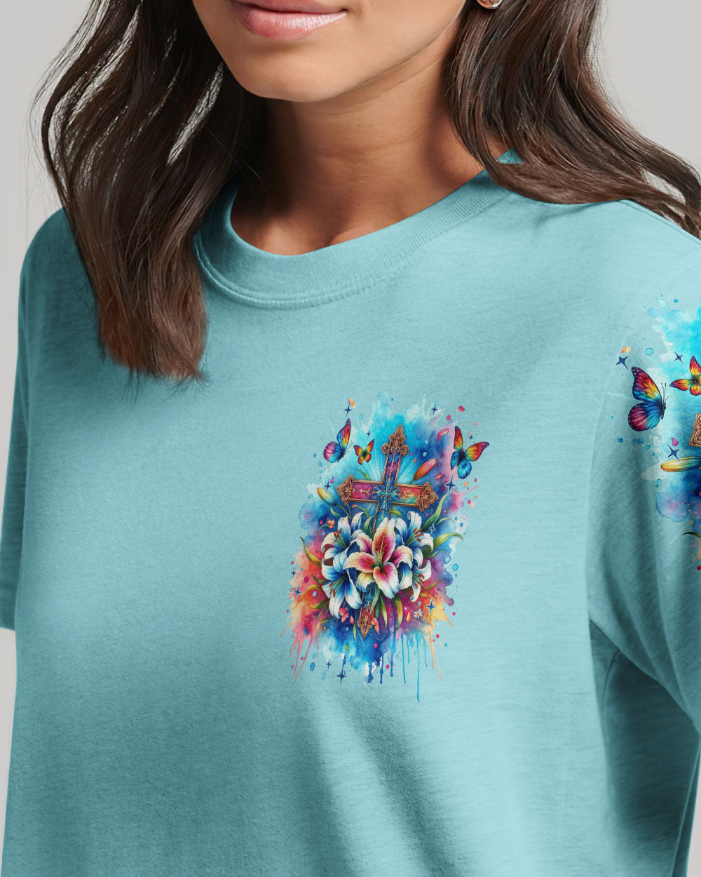 I Believe In God Women's All Over Print Shirt - Tyqy1611233, easychoo.com