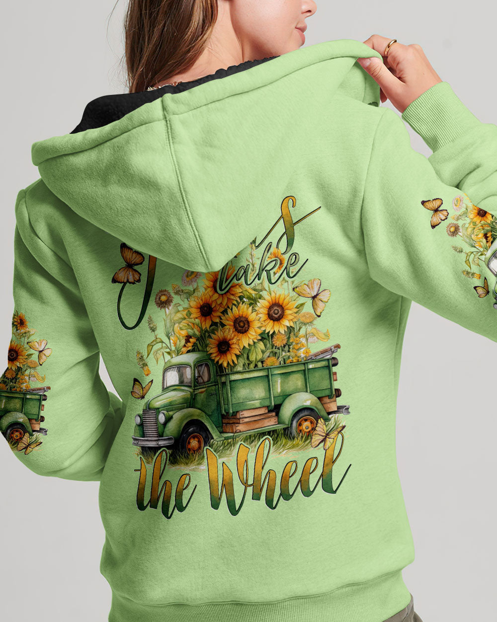 Jesus Take The Wheel Women's All Over Print Shirt - Tytd0412231, easychoo.com