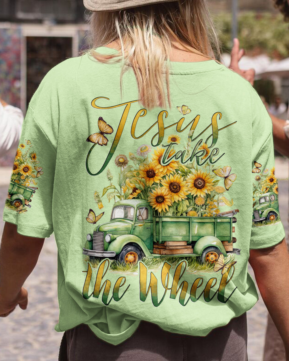 Jesus Take The Wheel Women's All Over Print Shirt - Tytd0412231, easychoo.com