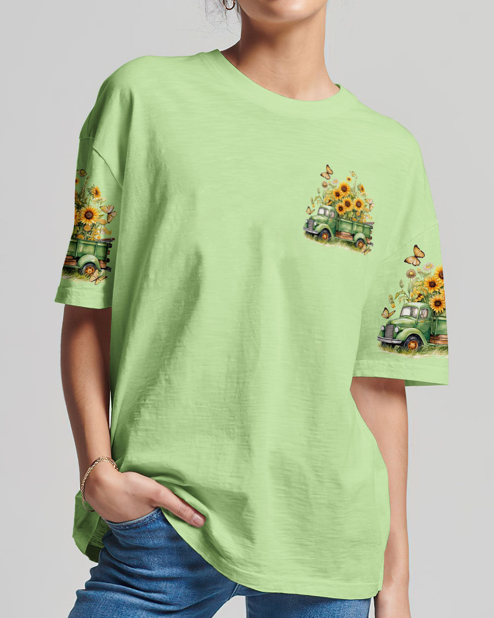 Jesus Take The Wheel Women's All Over Print Shirt - Tytd0412231, easychoo.com