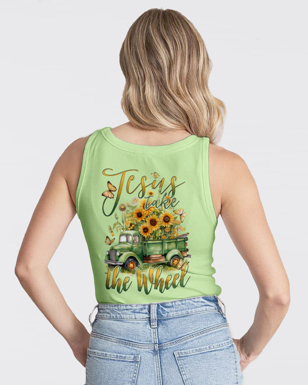 Jesus Take The Wheel Women's All Over Print Shirt - Tytd0412231, easychoo.com