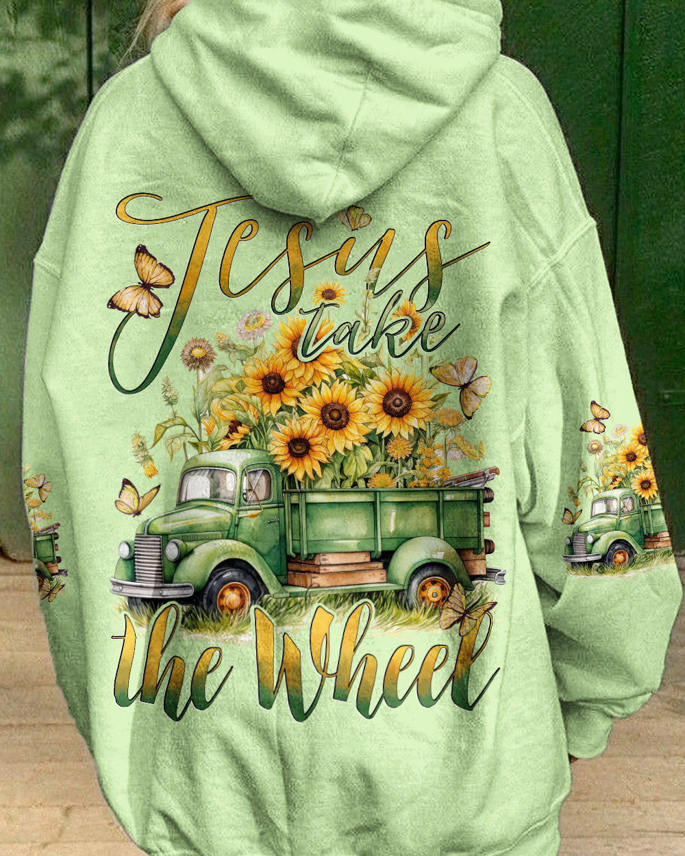 Jesus Take The Wheel Women's All Over Print Shirt - Tytd0412231, easychoo.com