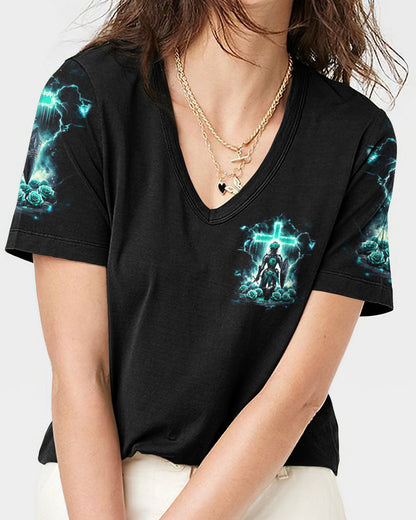 She Who Kneels Before God Warrior Women's All Over Print Shirt - Tlnt1112234, easychoo.com