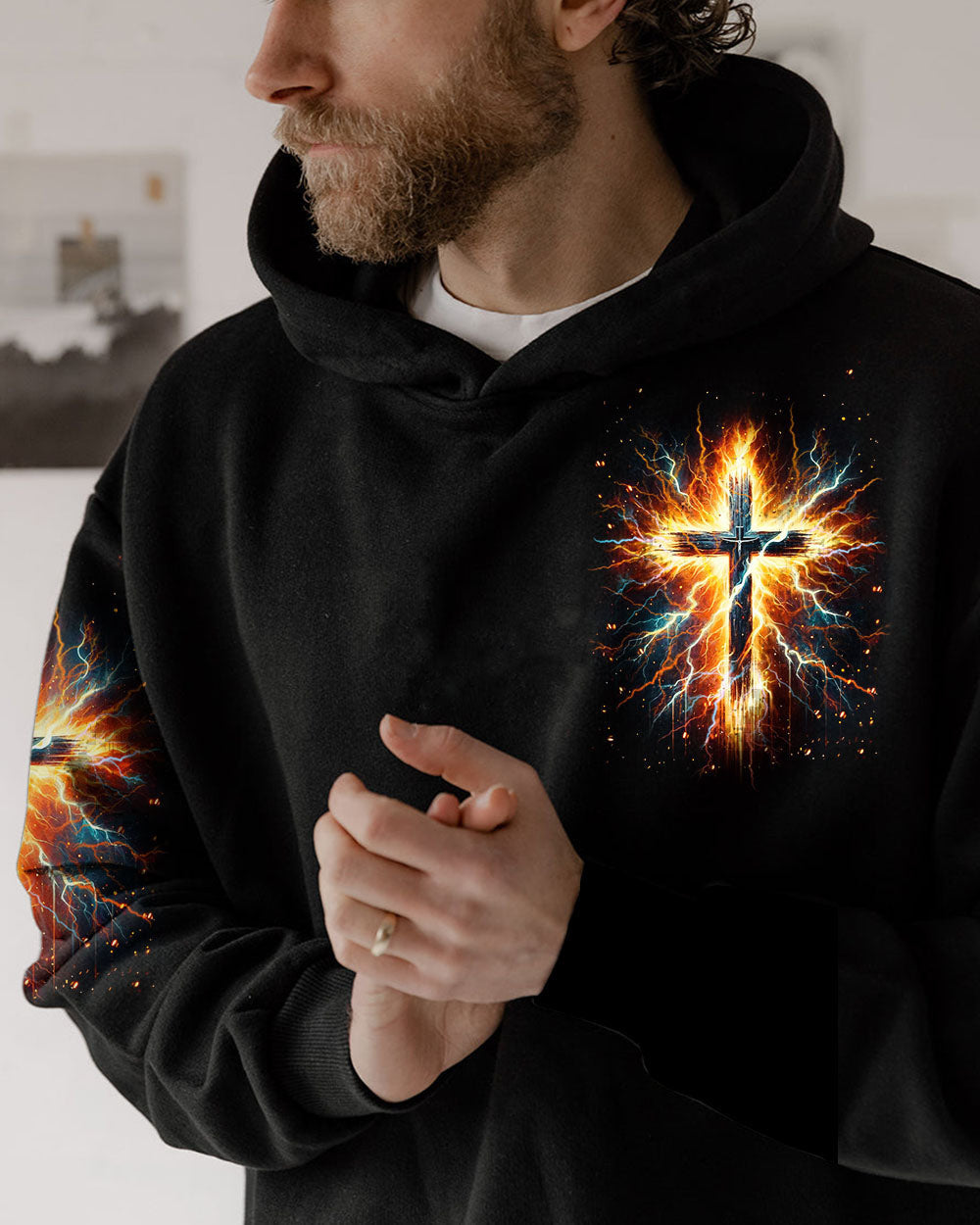 Even In The Darkness Men's All Over Print Shirt - Yhln0104242, easychoo.com