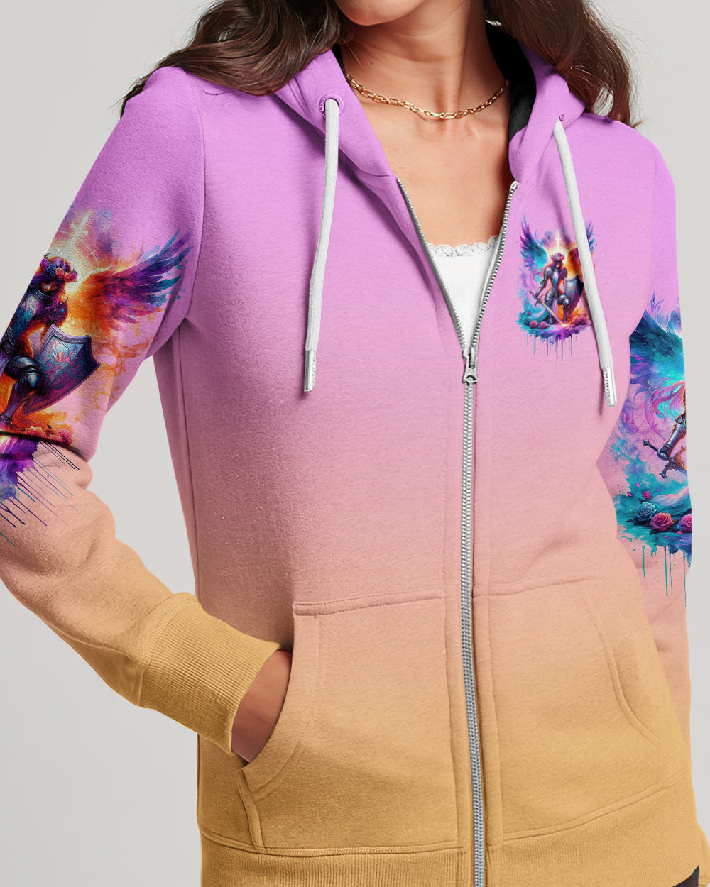 Prayers Can Move Mountains Warrior Wings Women's All Over Print Shirt - Tlnz1612233, easychoo.com