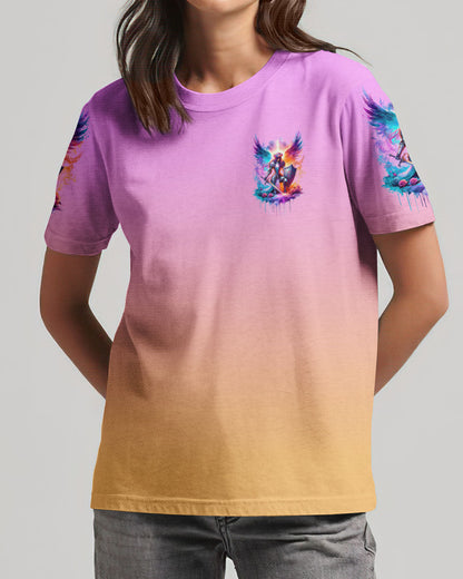 Prayers Can Move Mountains Warrior Wings Women's All Over Print Shirt - Tlnz1612233, easychoo.com