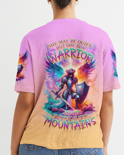 Prayers Can Move Mountains Warrior Wings Women's All Over Print Shirt - Tlnz1612233, easychoo.com