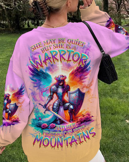 Prayers Can Move Mountains Warrior Wings Women's All Over Print Shirt - Tlnz1612233, easychoo.com
