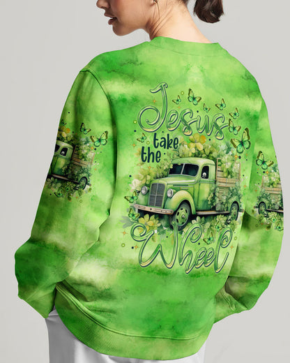 Jesus Take The Wheel Women's All Over Print Shirt - Tytm0501243, easychoo.com