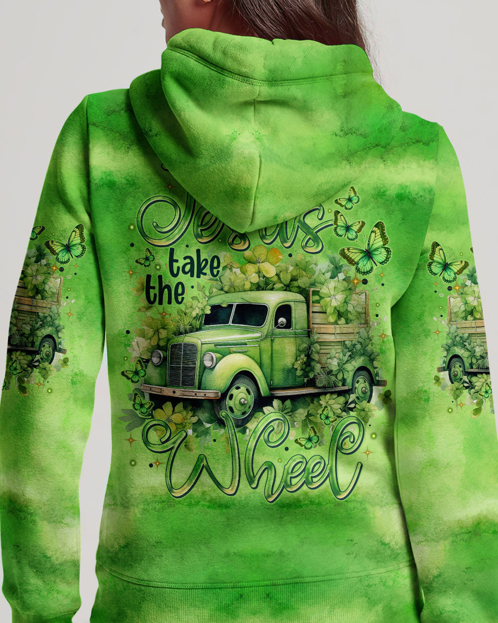 Jesus Take The Wheel Women's All Over Print Shirt - Tytm0501243, easychoo.com