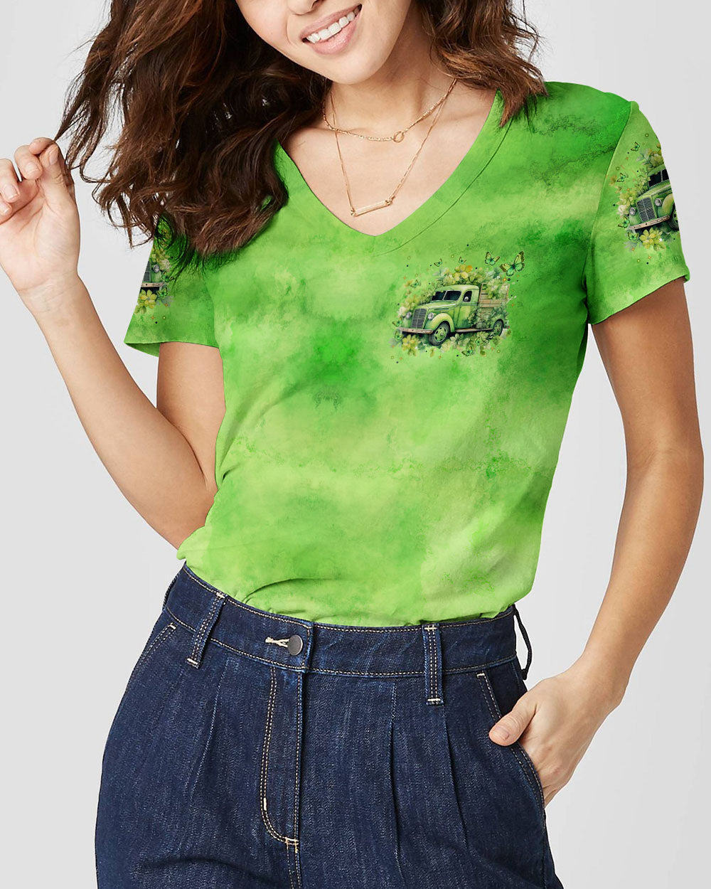 Jesus Take The Wheel Women's All Over Print Shirt - Tytm0501243, easychoo.com