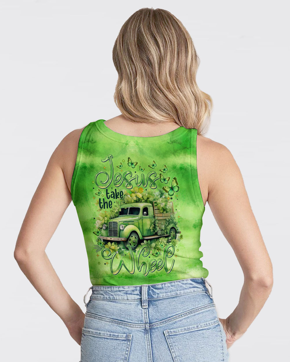 Jesus Take The Wheel Women's All Over Print Shirt - Tytm0501243, easychoo.com