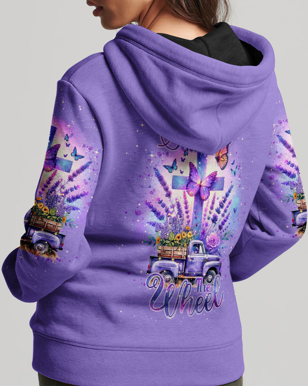 Jesus Take The Wheel Lavender Women's All Over Print Shirt - Tlnt2802243, easychoo.com