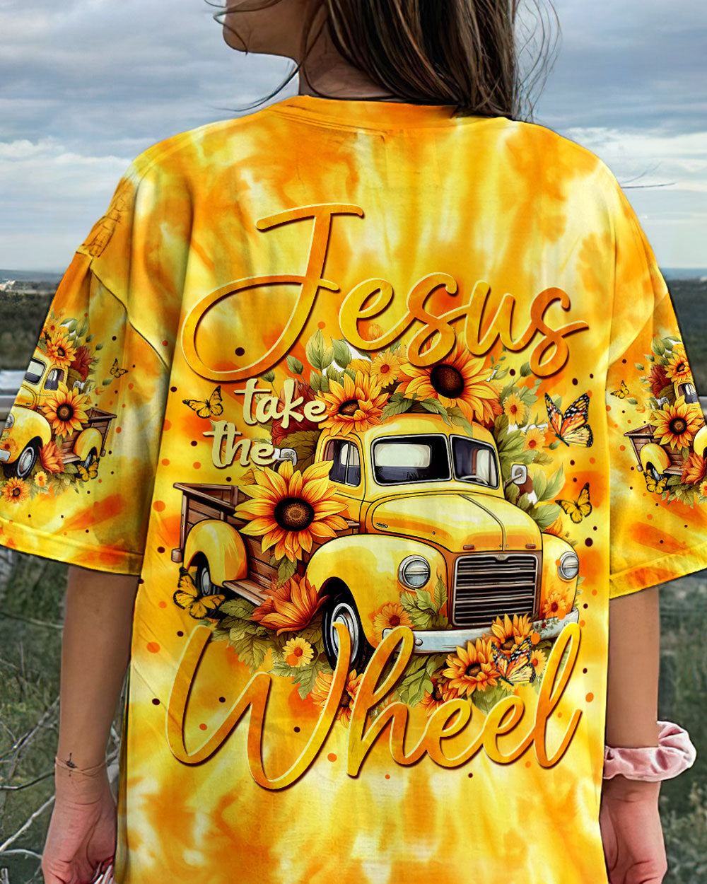 Jesus Take The Wheel Women's All Over Print Shirt - Tytm0512238, easychoo.com
